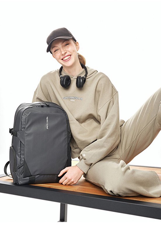 PİERRE CARDİN Gri Unisex Çocuk Okul Çantası