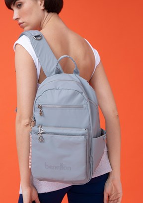 BENETTON Gri Kadın Sırt Çantası