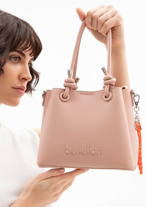 BENETTON Pembe Kadın El Çantası