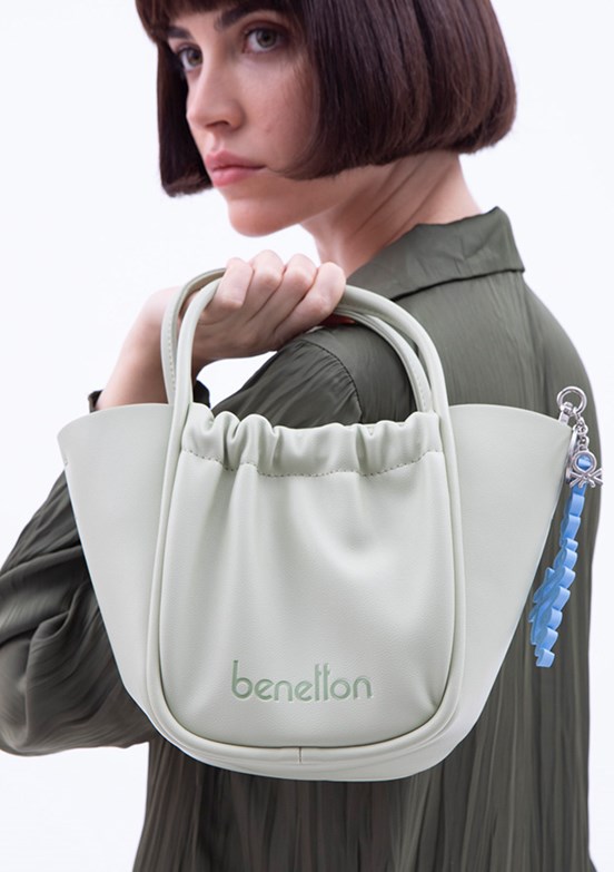 BENETTON Yeşil Kadın El Çantası