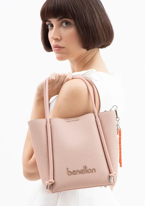 BENETTON Pembe Kadın El Çantası