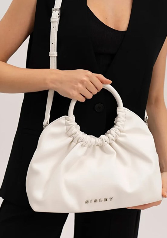 SISLEY Beyaz Kadın El Çantası