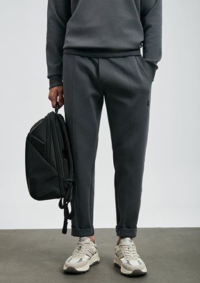 LUFİAN Gri Erkek Eşofman Altı