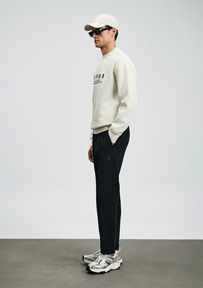 LUFİAN Siyah Erkek Eşofman Altı