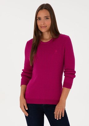 US POLO ASSN Pembe Kadın Basic Kazak