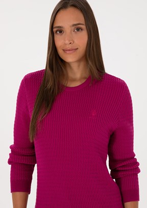 US POLO ASSN Pembe Kadın Basic Kazak