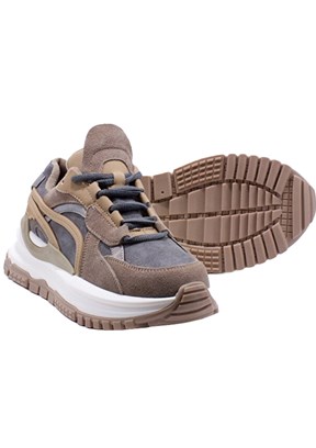 GUJA Camel Kadın Süet Casual Ayakkabı