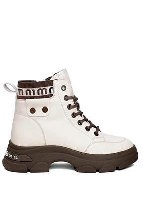 GUJA Bej Kadın Yandan Fermuarlı Casual Ayakkabı