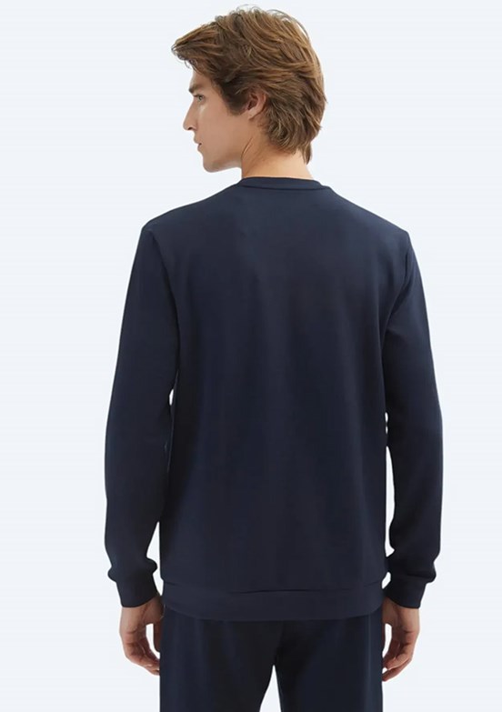 KİP Lacivert Erkek Örme Sweatshirt