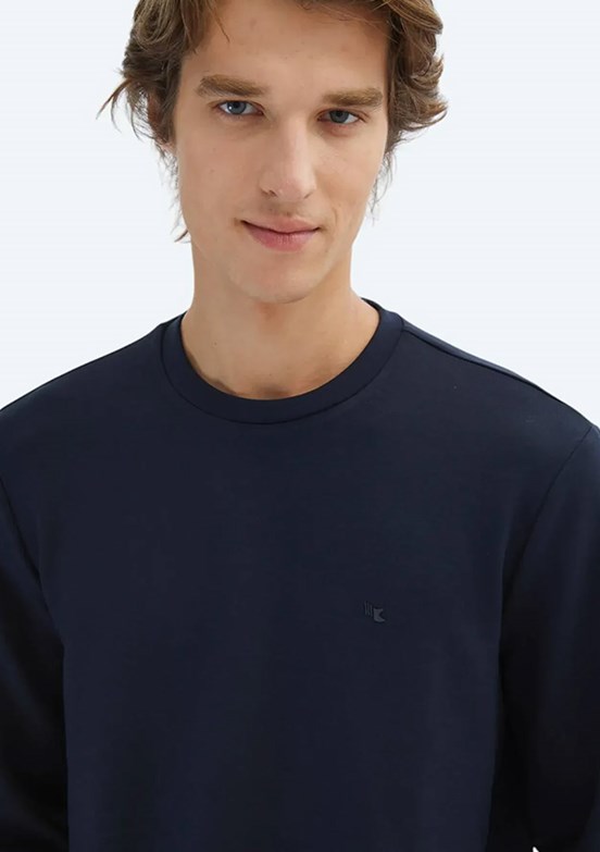 KİP Lacivert Erkek Örme Sweatshirt