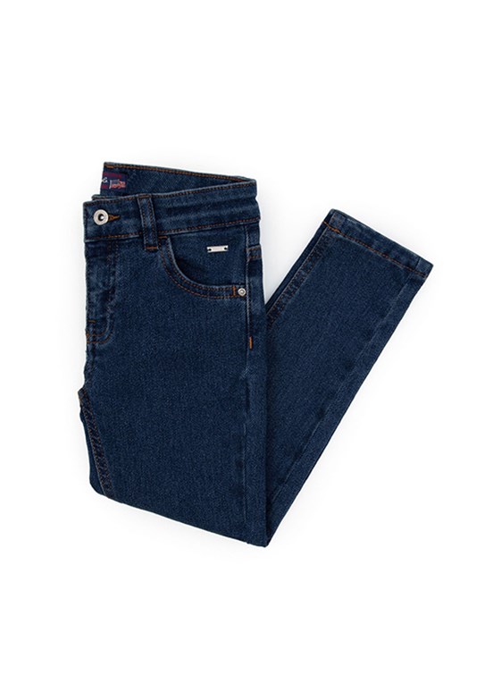 US POLO ASSN Mavi Erkek Çocuk Skinny Jean Pantolon