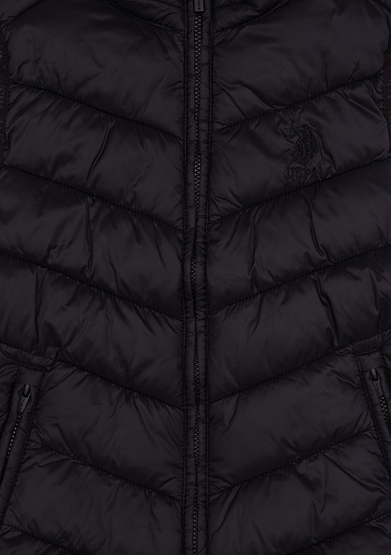 US POLO ASSN Siyah Erkek Çocuk Basic Yelek