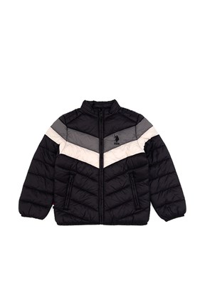 US POLO ASSN Erkek Çocuk Siyah Basic Mont