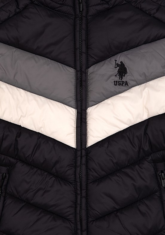 US POLO ASSN Erkek Çocuk Siyah Basic Mont