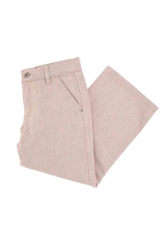 US POLO ASSN Pembe Kız Çocuk Rahat Kesim Jean Pantolon