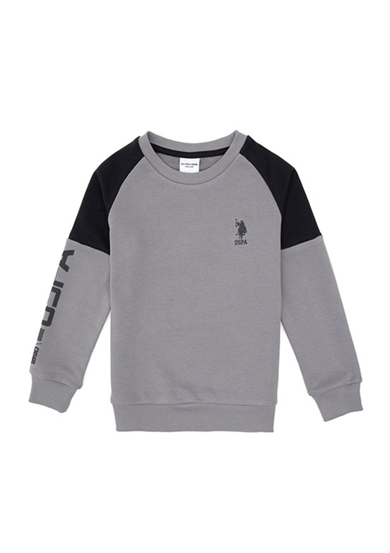 US POLO ASSN Gri Erkek Çocuk Eşofman Takımı