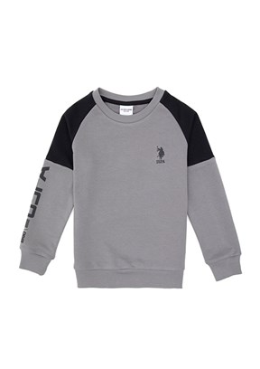 US POLO ASSN Gri Erkek Çocuk Eşofman Takımı