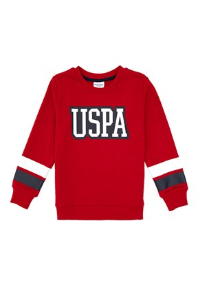 US POLO ASSN Kırmızı Erkek Çocuk Eşofman Takımı