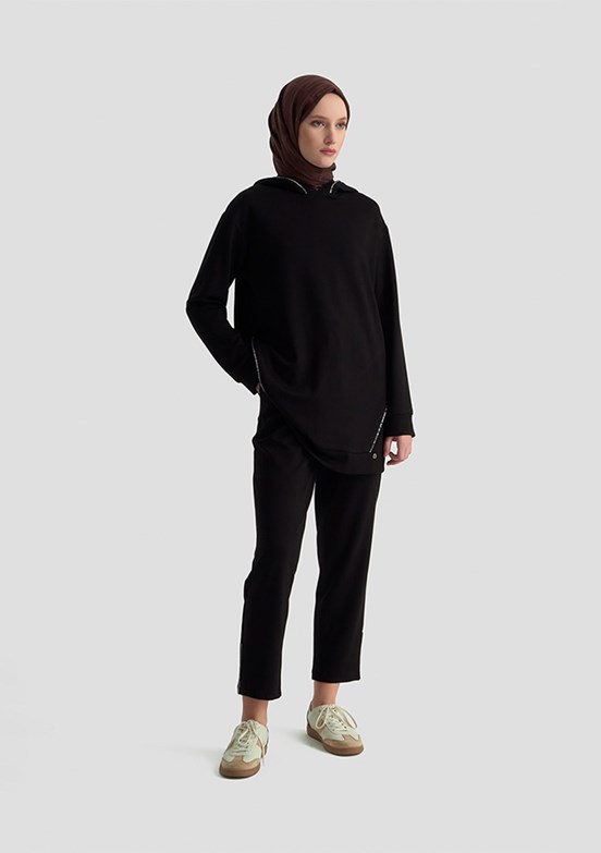 ARMİNE Siyah Kadın Pantolonlu Takım