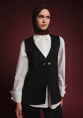 ARMİNE Siyah Kadın Pantolonlu Takım