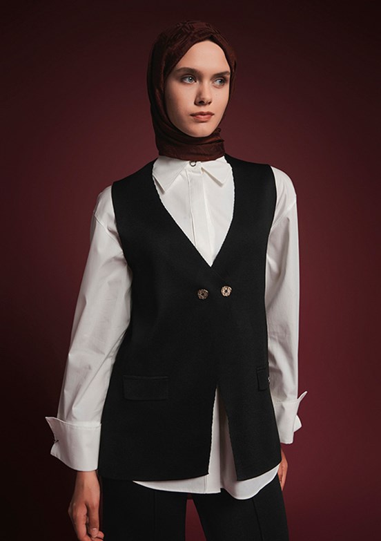 ARMİNE Siyah Kadın Pantolonlu Takım