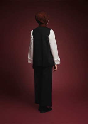 ARMİNE Siyah Kadın Pantolonlu Takım