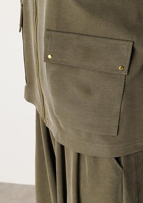 MİCCA Yeşil Kadın Etekli Takım