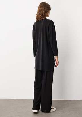 MİCCA Siyah Kadın Pantolonlu Takım