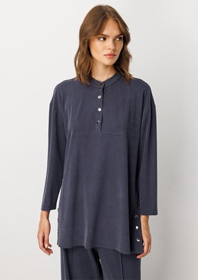 MİCCA Lacivert Kadın Pantolonlu Takım