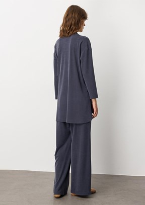 MİCCA Lacivert Kadın Pantolonlu Takım