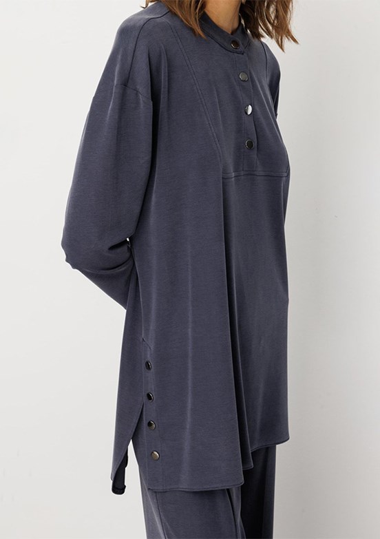 MİCCA Lacivert Kadın Pantolonlu Takım