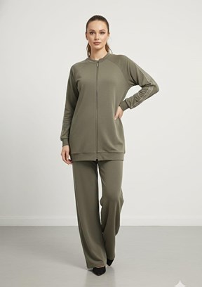 MİCCA Yeşil Kadın Pantolonlu Takım