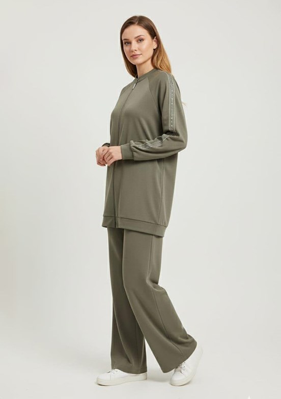 MİCCA Yeşil Kadın Pantolonlu Takım