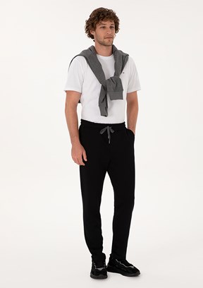 US POLO ASSN Erkek Siyah Slim Pantolon