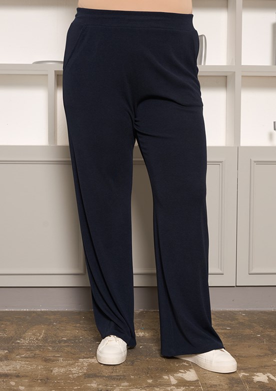 RMG Lacivert Kadın Örme Pantolon