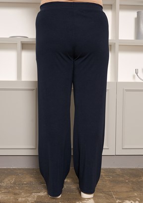 RMG Lacivert Kadın Örme Pantolon