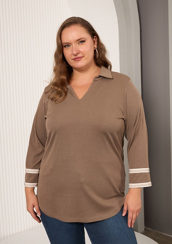 RMG Siyah Kadın Örme Bluz