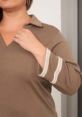 RMG Siyah Kadın Örme Bluz