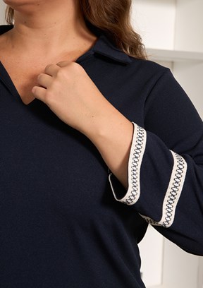 RMG Bej Kadın Örme Bluz