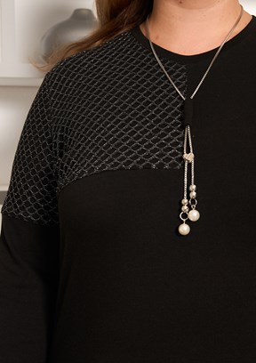 RMG Antrasit Kadın Basic Bluz