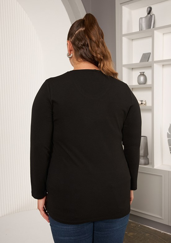 RMG Yeşil Kadın Basic Bluz