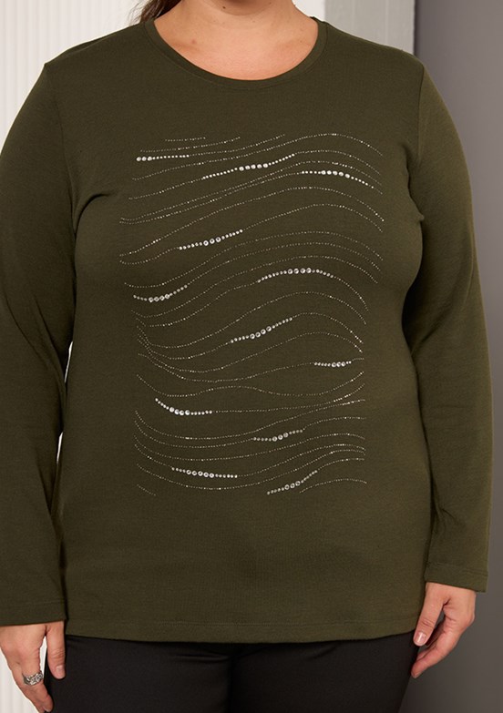 RMG Siyah Kadın Basic Bluz