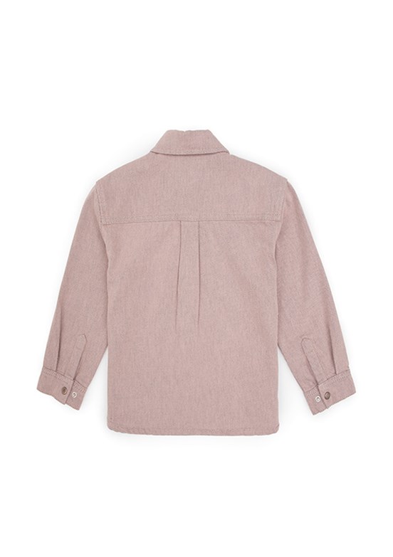 US POLO ASSN Pembe Kız Çocuk Denim Gömlek