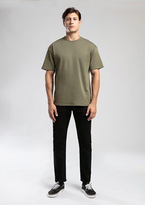 LEE COOPER Siyah Erkek Straight Jean Pantolon