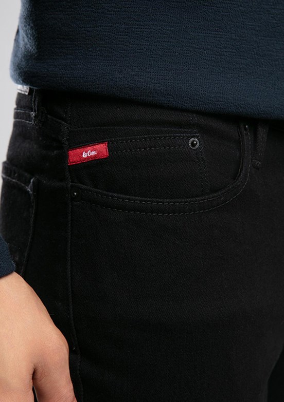LEE COOPER Siyah Erkek Yüksek Bel Jean Pantolon