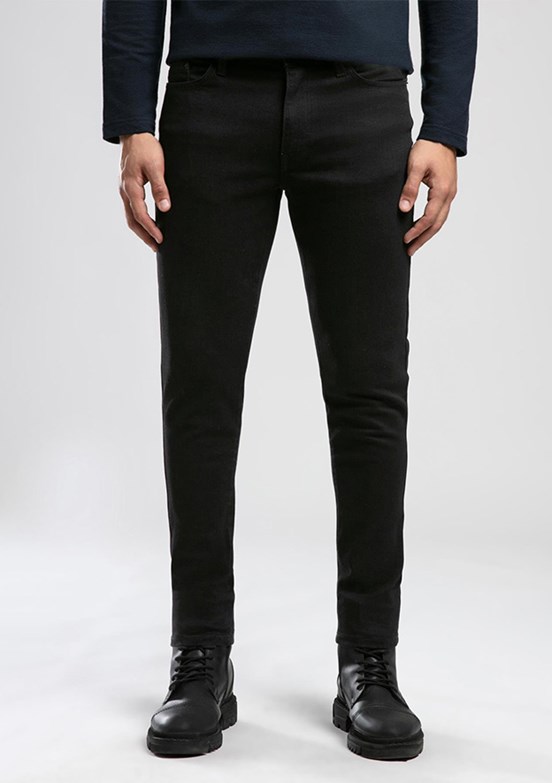 LEE COOPER Siyah Erkek Yüksek Bel Jean Pantolon