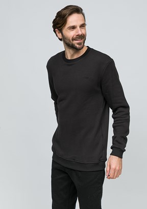 JOHNNY JOE Antrasit Erkek Bisiklet Yaka Sweatshirt