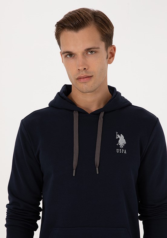 US POLO ASSN Lacivert Erkek Basic Sweatshirt