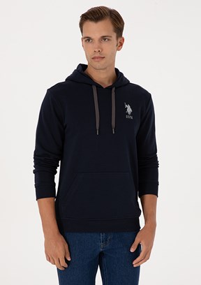 US POLO ASSN Lacivert Erkek Basic Sweatshirt