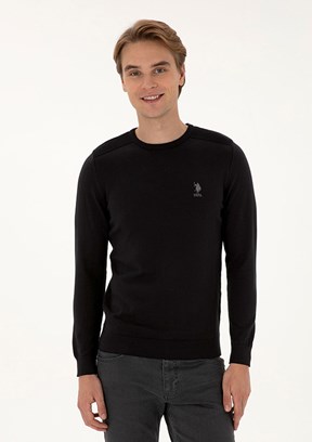 US POLO ASSN Siyah Erkek Basic Kazak